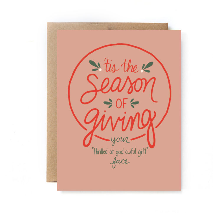 season of giving card