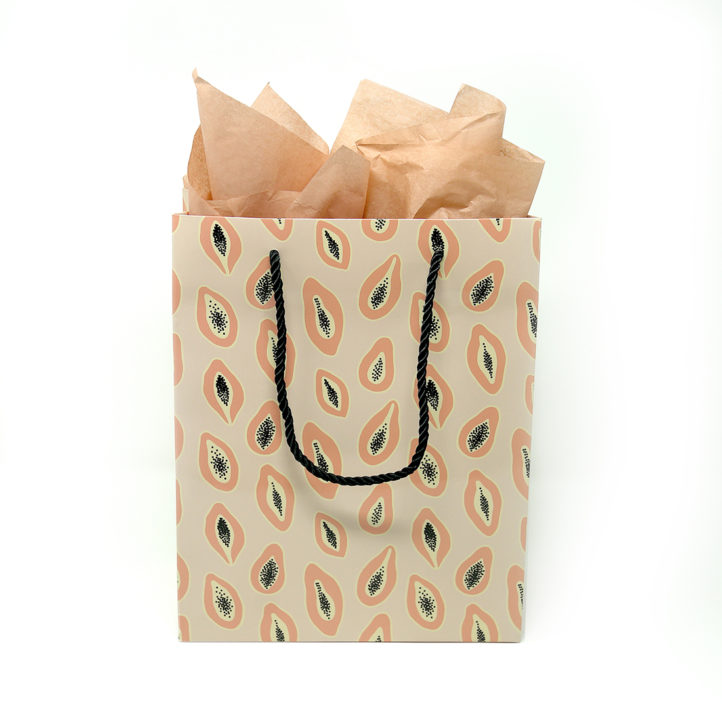 papaya gift bag
