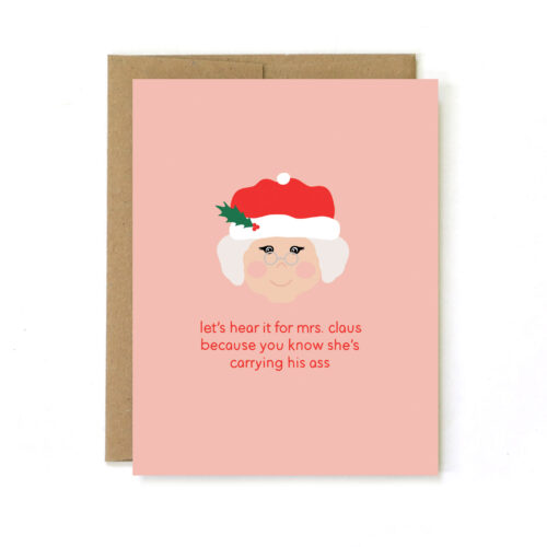 mrs claus card